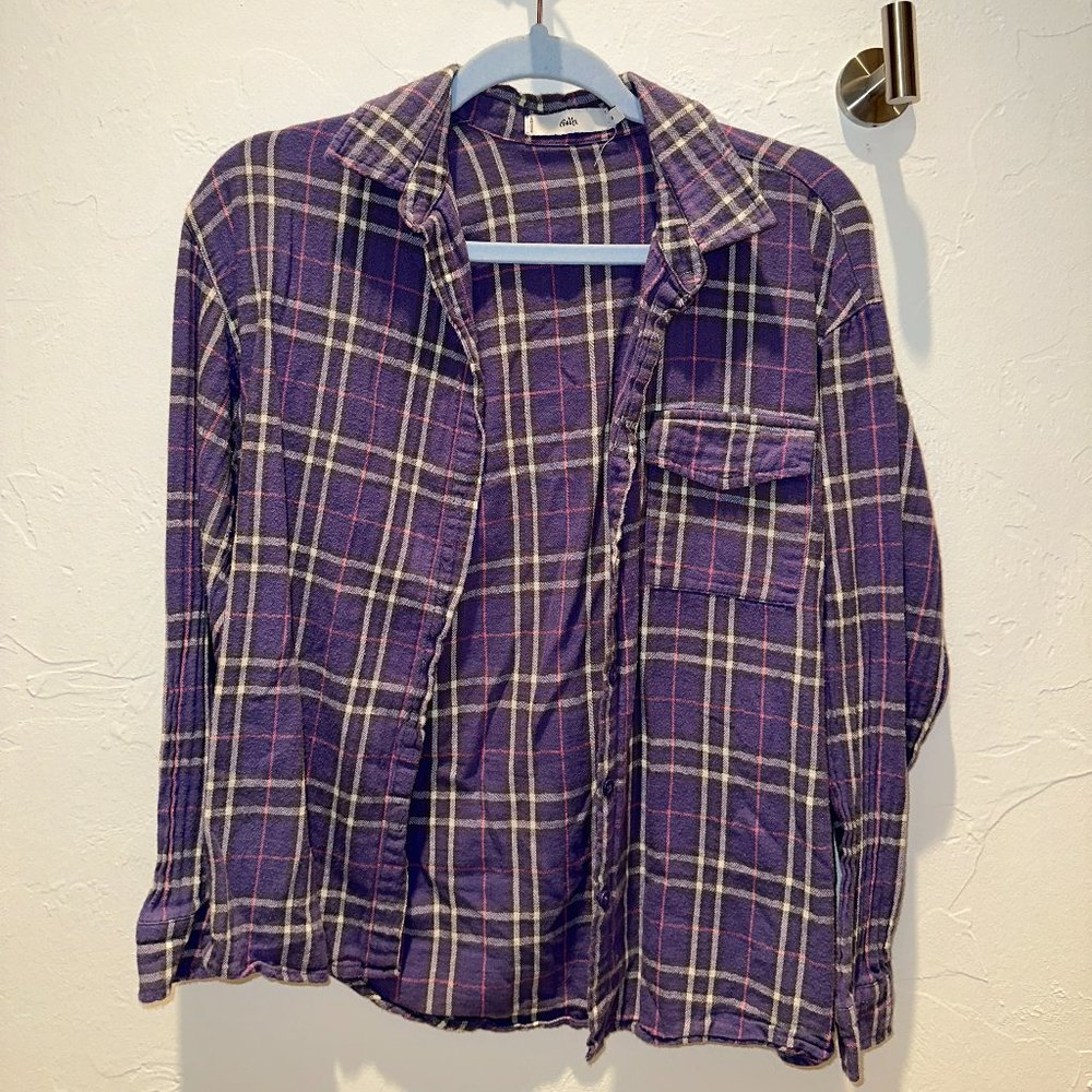 Adika Purple Flannel